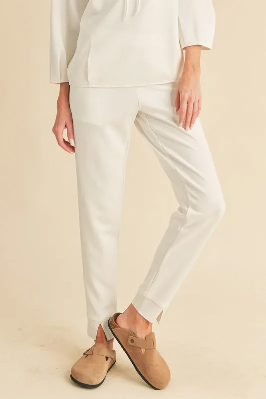 Elastic Waist Joggers with Pockets