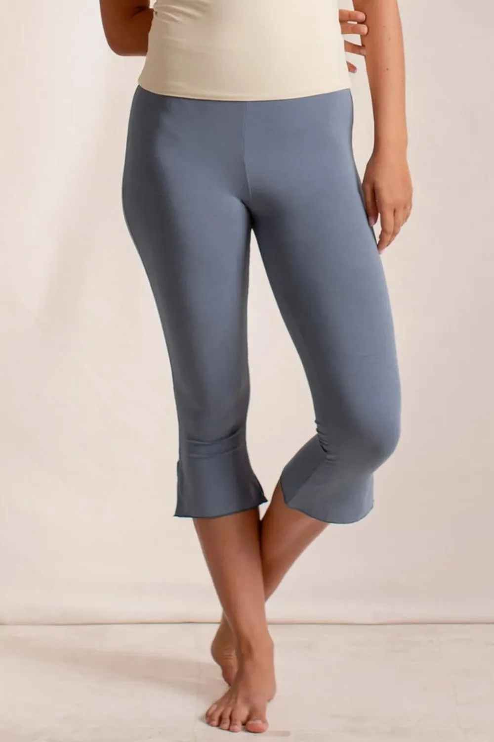 Side Slit Capris Leggings, image 10