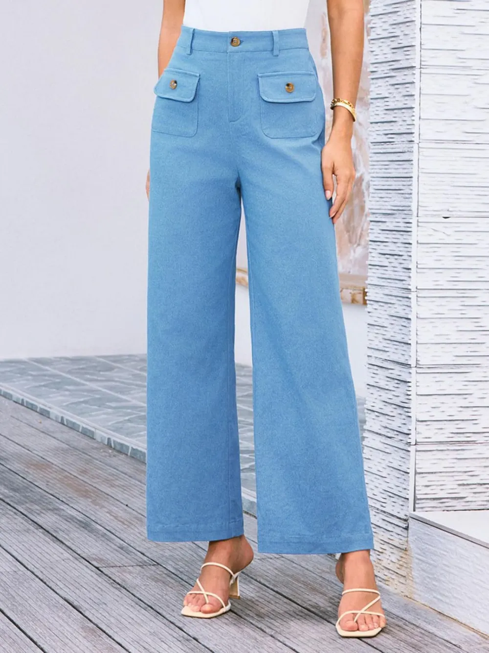 High Waist Wide Leg Pants, image 16