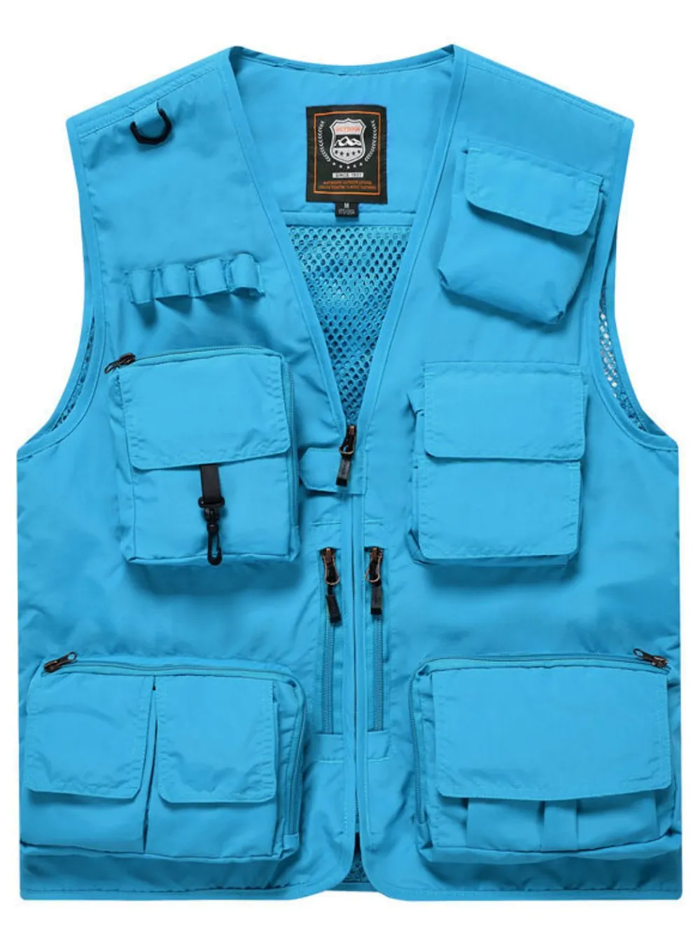 Men's Full Size Mesh Zip Up Vest Plus Size, image 11