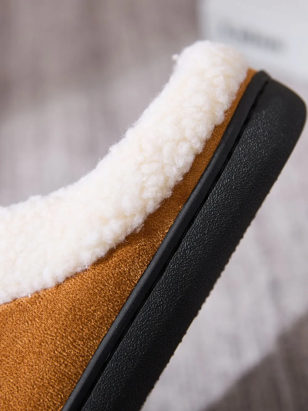 Contrast Round Toe Flat Slippers, image 11