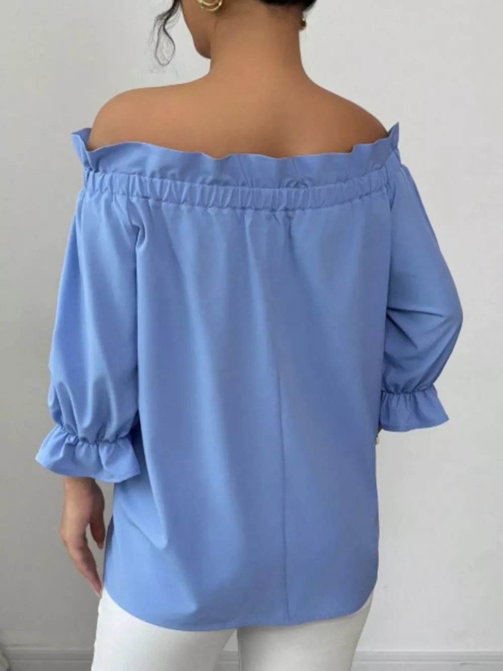 Bow Flounce Sleeve Blouse, image 26