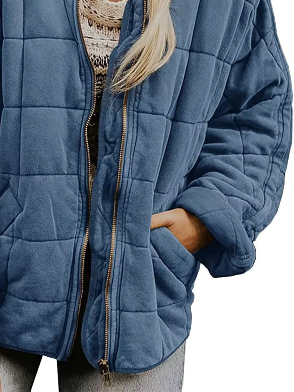 Quilted Zip Up Outerwear, image 27