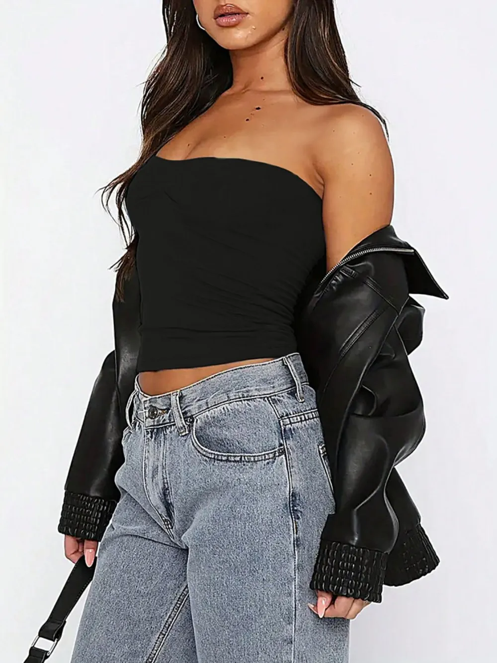 Ruched Tube Top, image 6