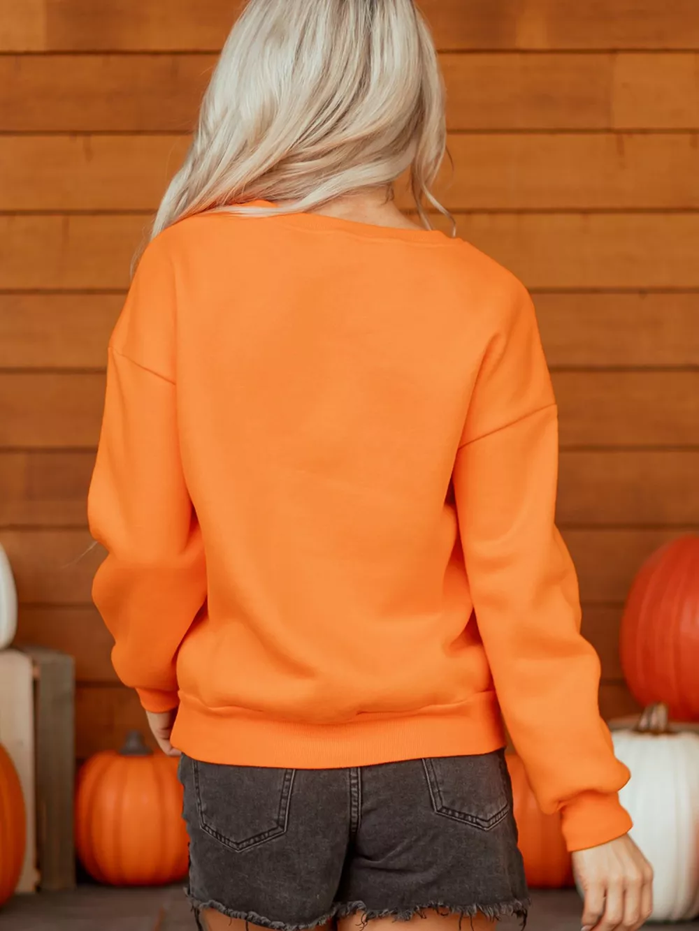 Dancing Critters Sequin Halloween Crewneck Sweatshirt, image 3