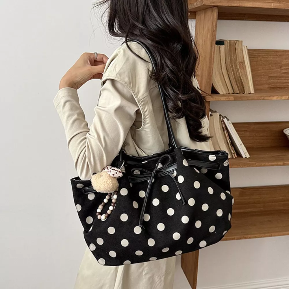 Polka Dot Shoulder Bag, image 6