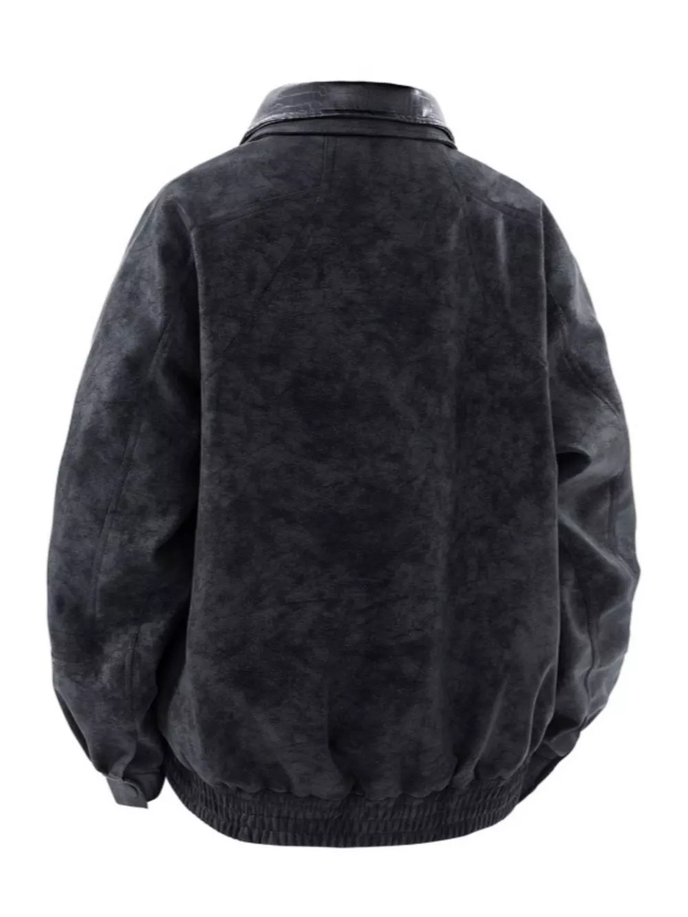 Men's Plus Size Vintage Style Zip Up Bomber Jacket, image 4