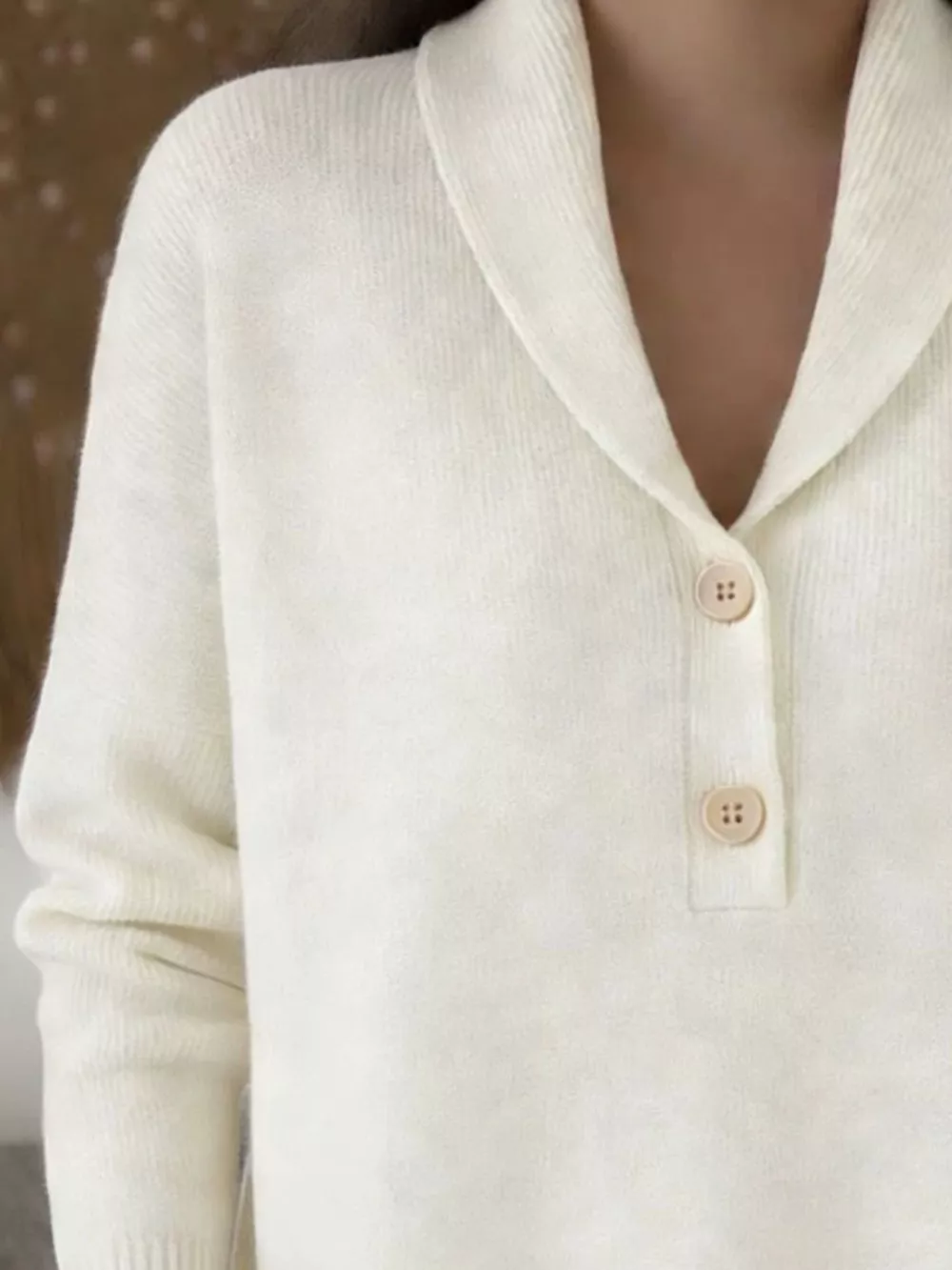 Button Detail Long Sleeve Sweater, image 6