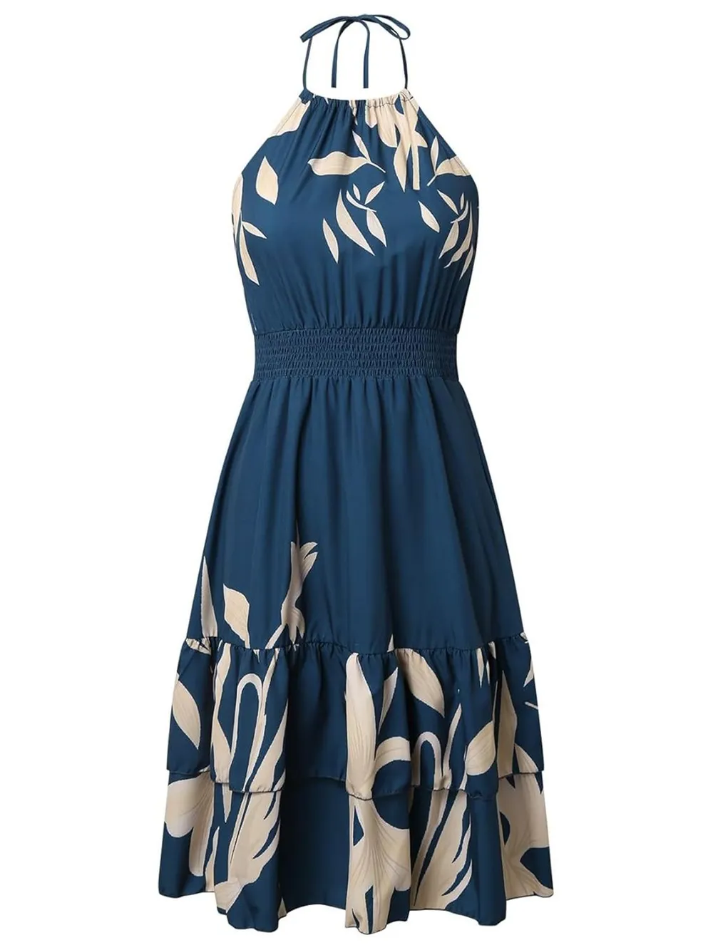 Paisley Print Halter Neck Mini Dress, image 15