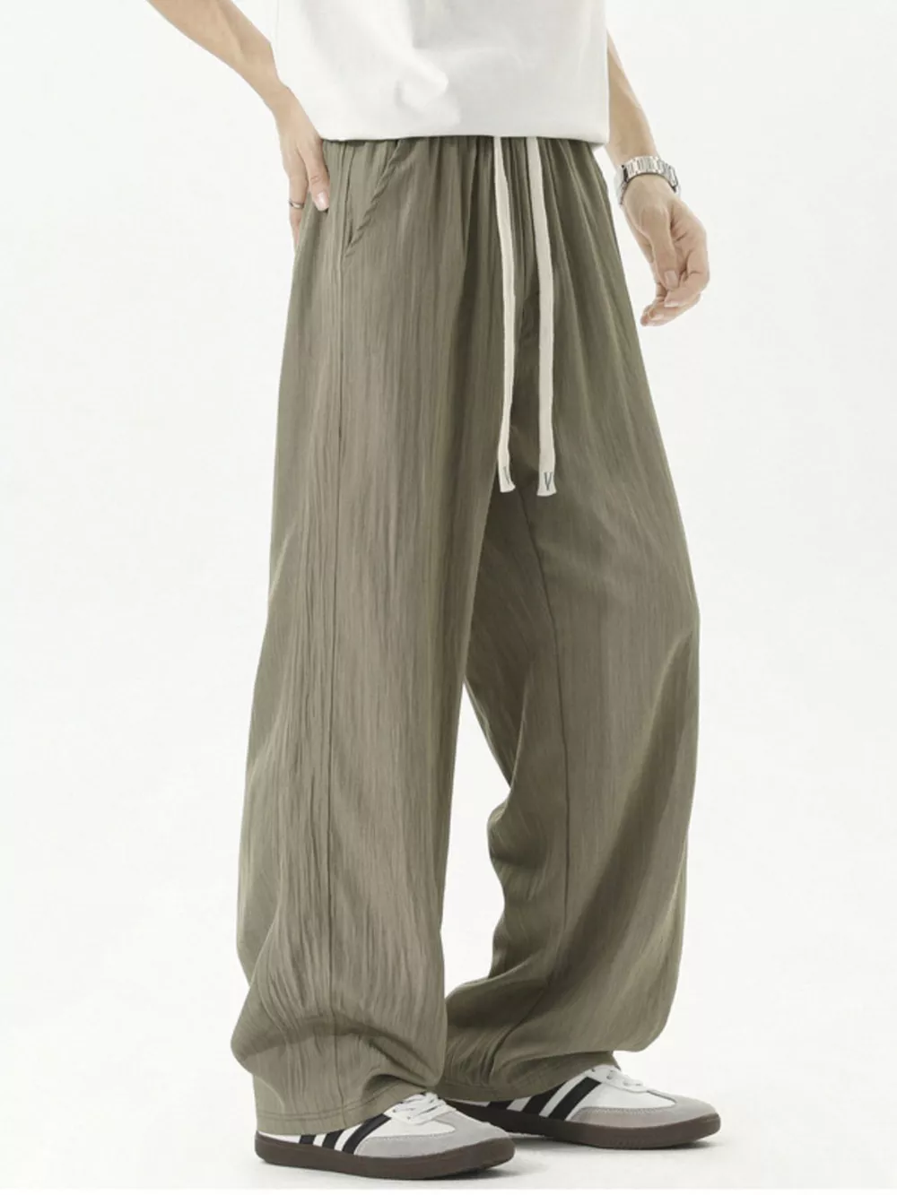 Men's Plus Size Loose Fit Casual Pants, image 7