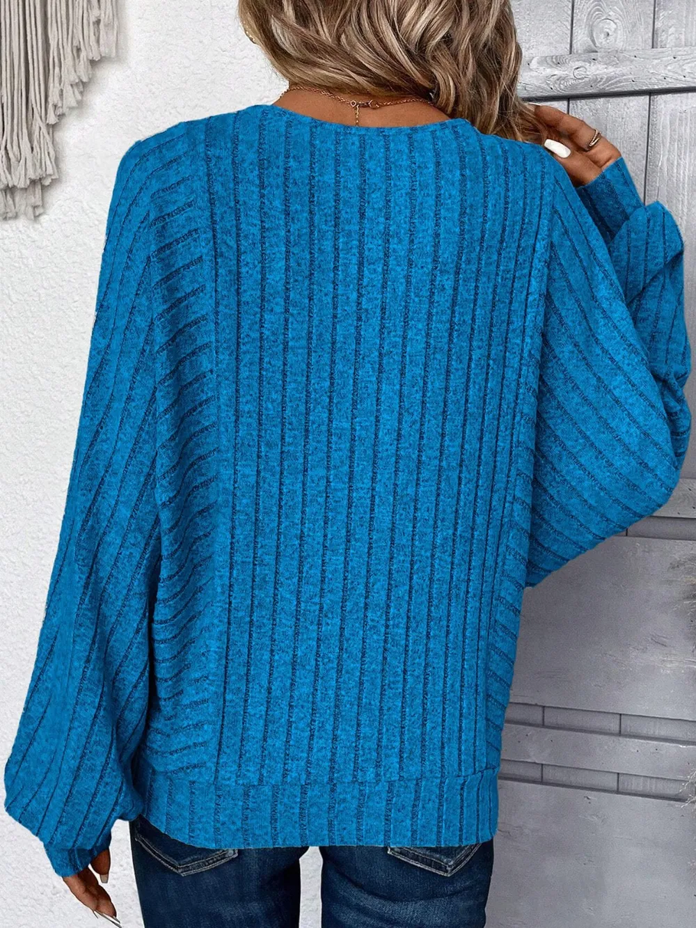 Plus Size Round Neck Batwing Sleeve T-Shirt, image 17