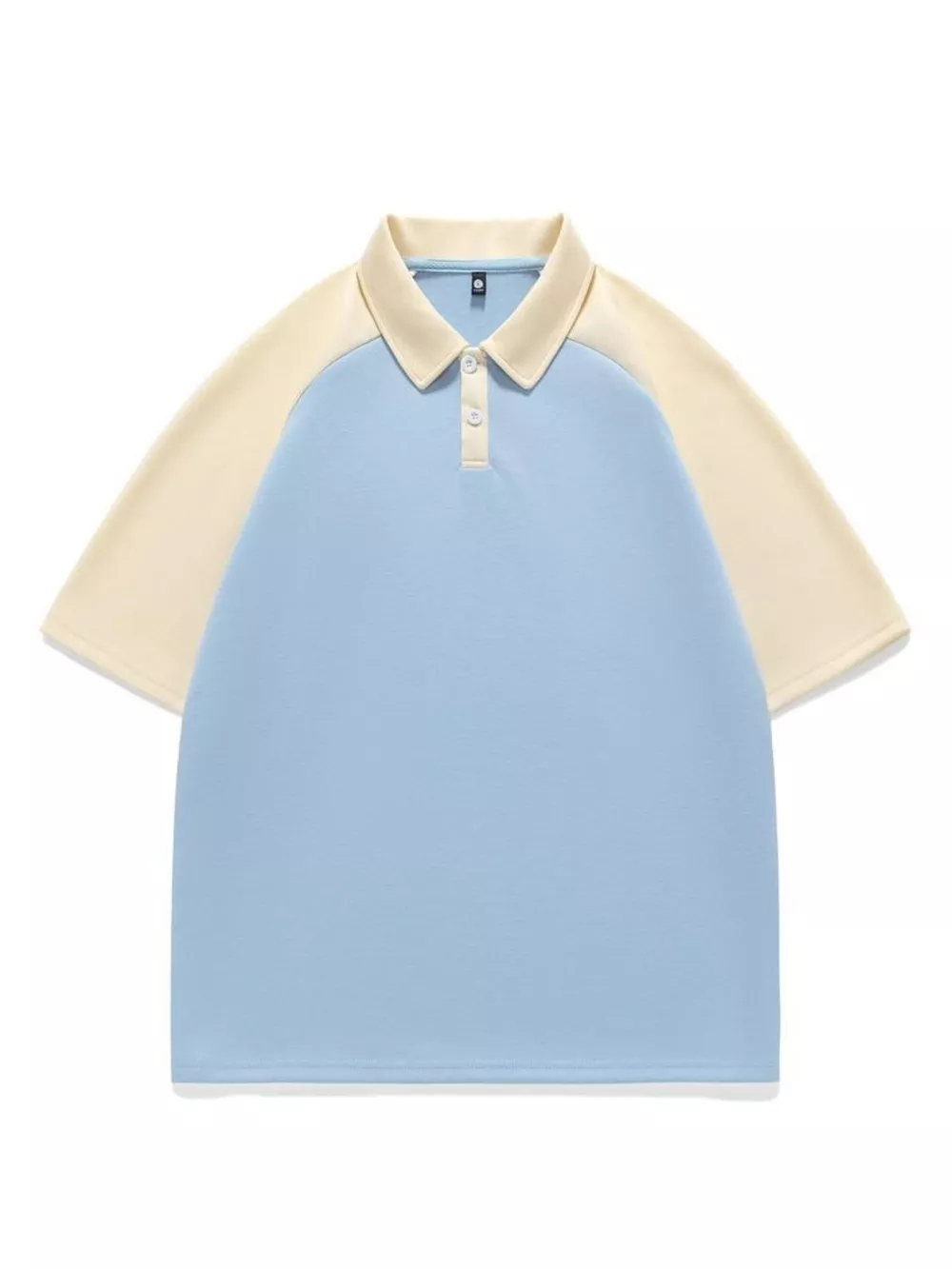 Men's Plus Size Contrast Button Detail Short Sleeve Polo, image 5