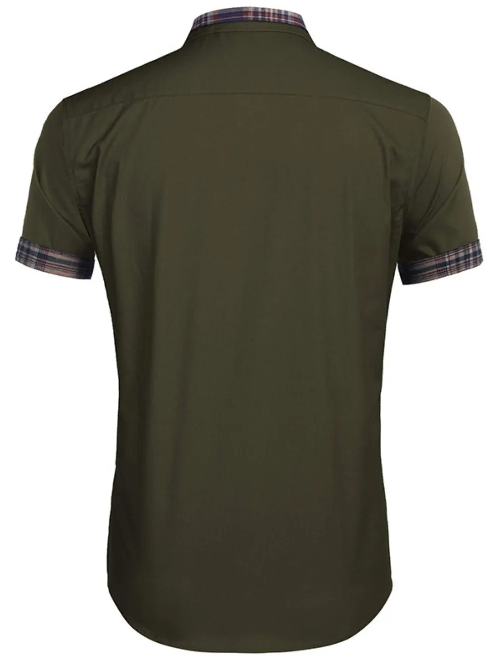 Men's Button Up Short Sleeve Shirt, image 3