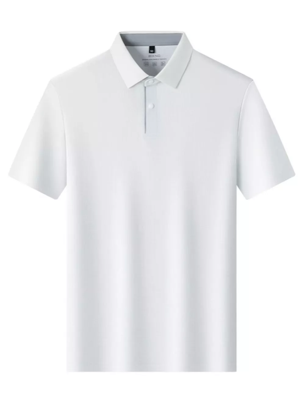 Men's Plus Size Button Detail Short Sleeve Polo, image 10