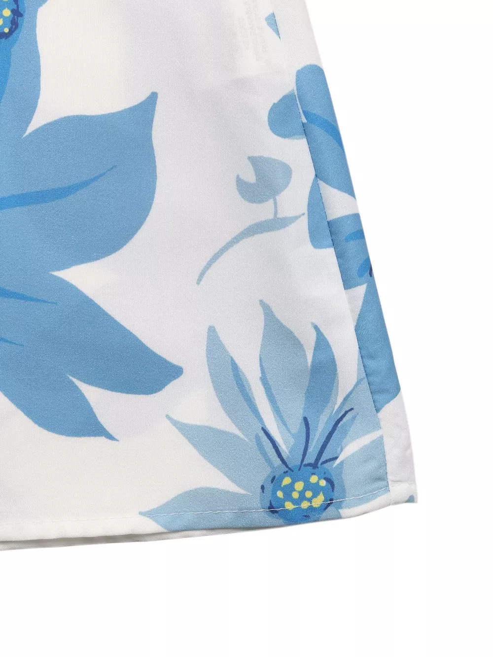Floral Print Color Block Skirt, image 5