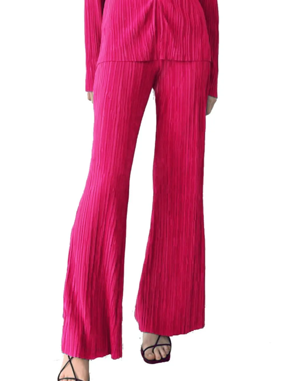 Texture Long Sleeve Top and Pants Lounge Set, image 10