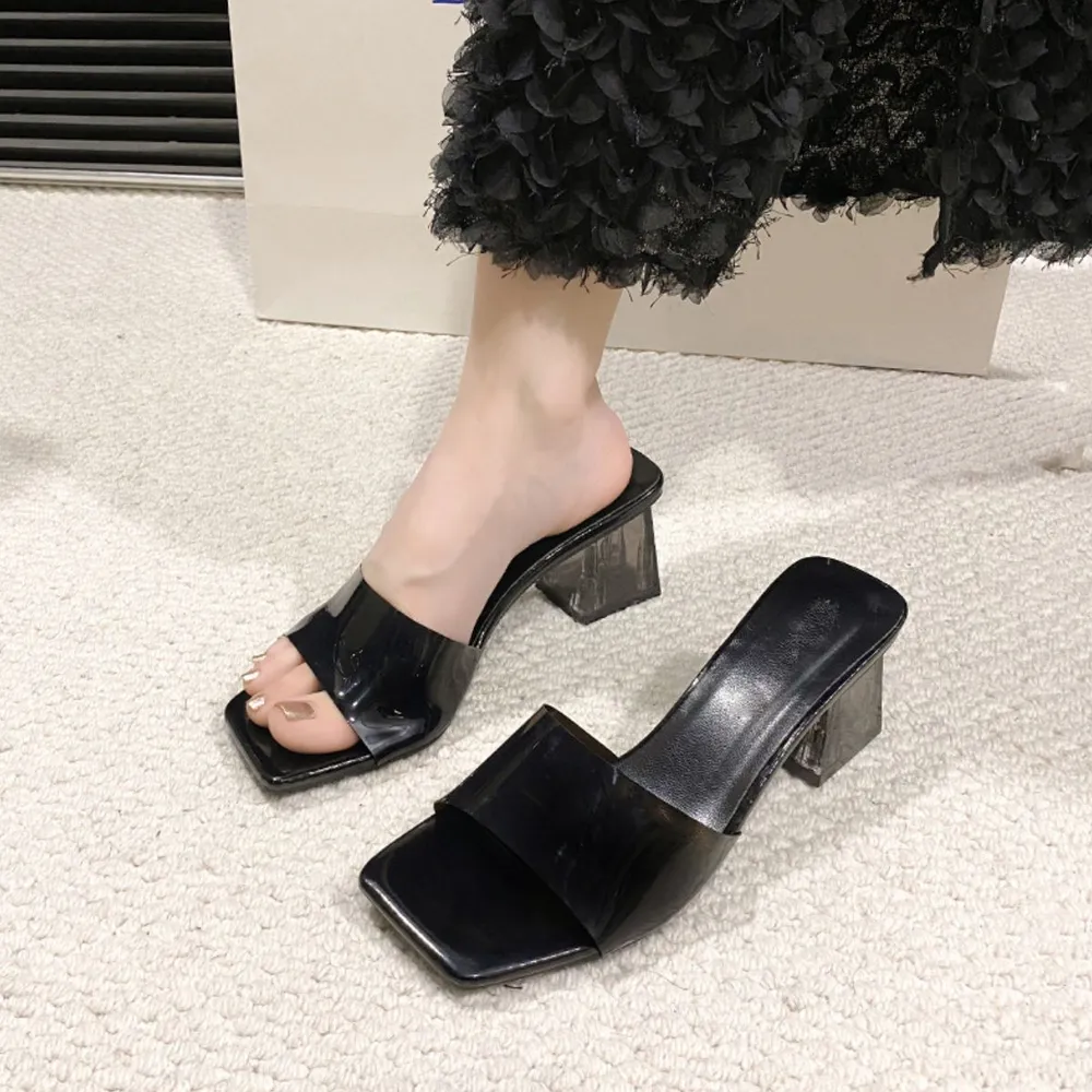 Open Toe Block Heel Sandals, image 2