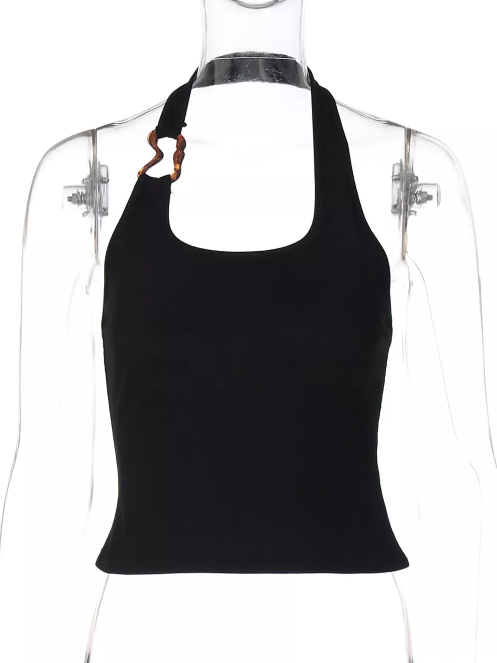 Ribbed Halter Neck Tank, image 10