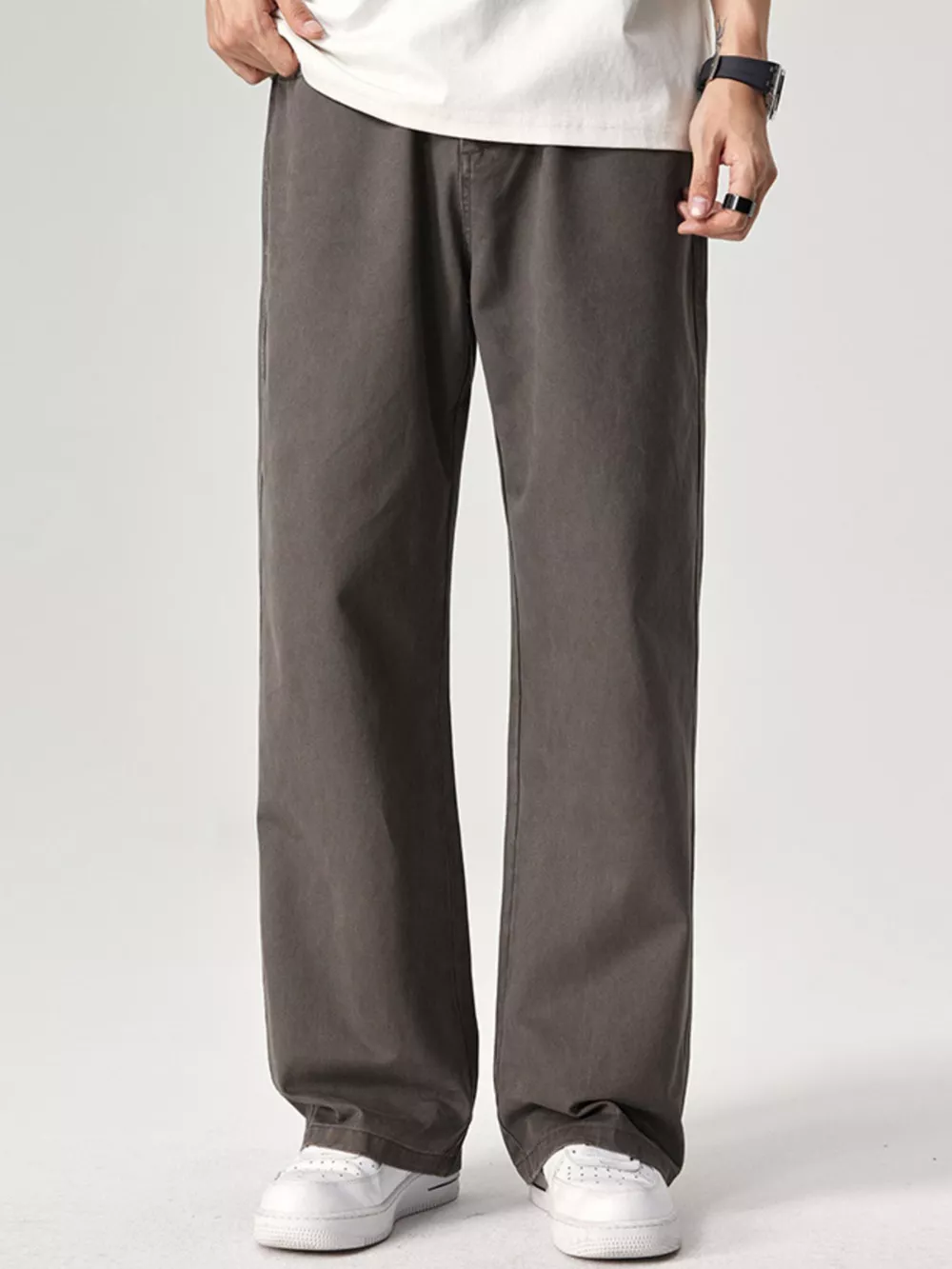 Men's Plus Size Wide Leg Pants, image 5