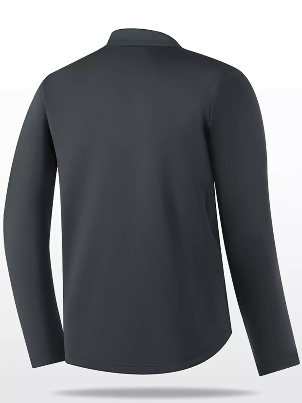 Men's Plus Size Long Sleeve Quarter T-Shirt, image 9