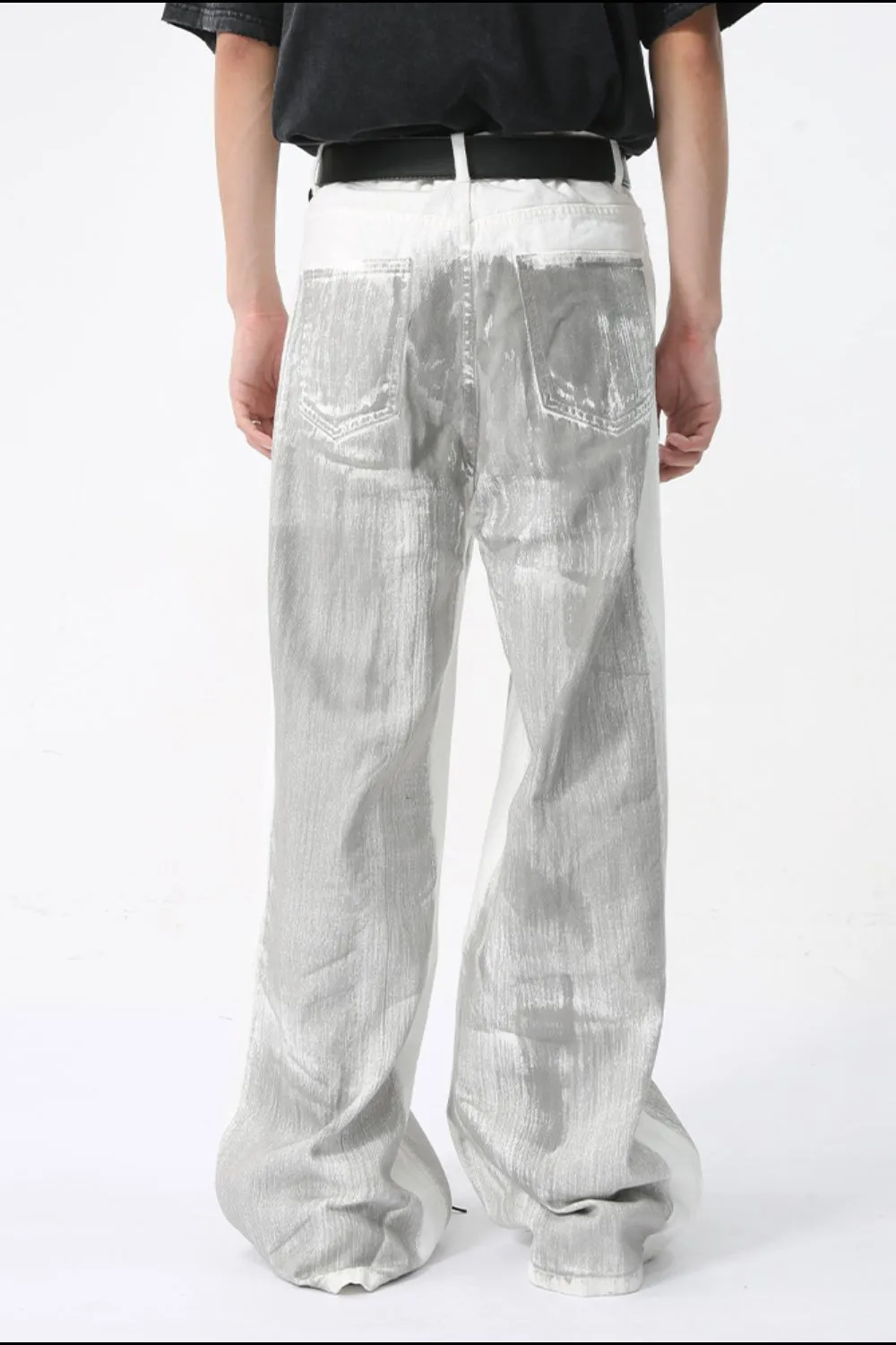 Wide Leg Jeans with Pockets, image 5