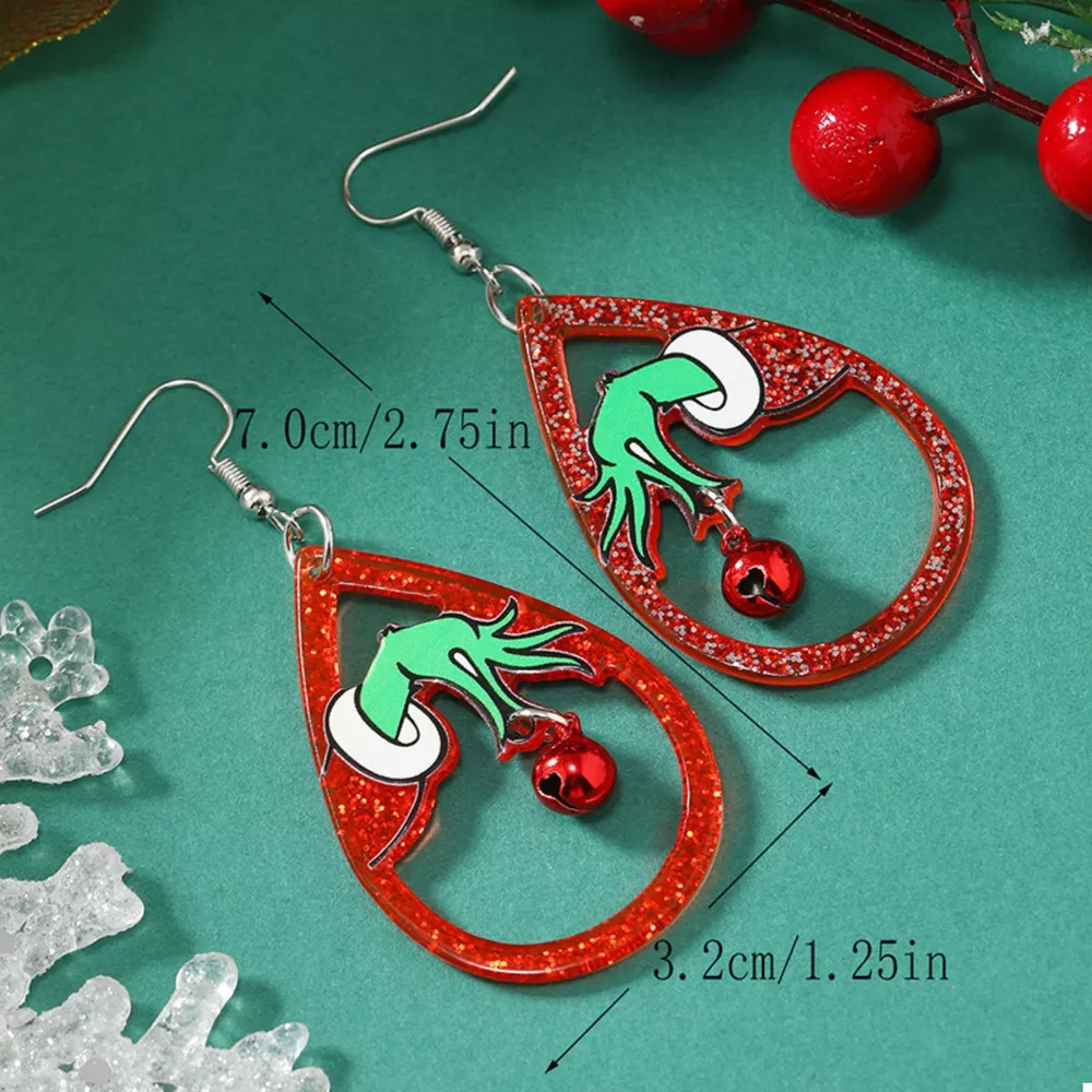 Halloween Teardrop Earrings, image 5