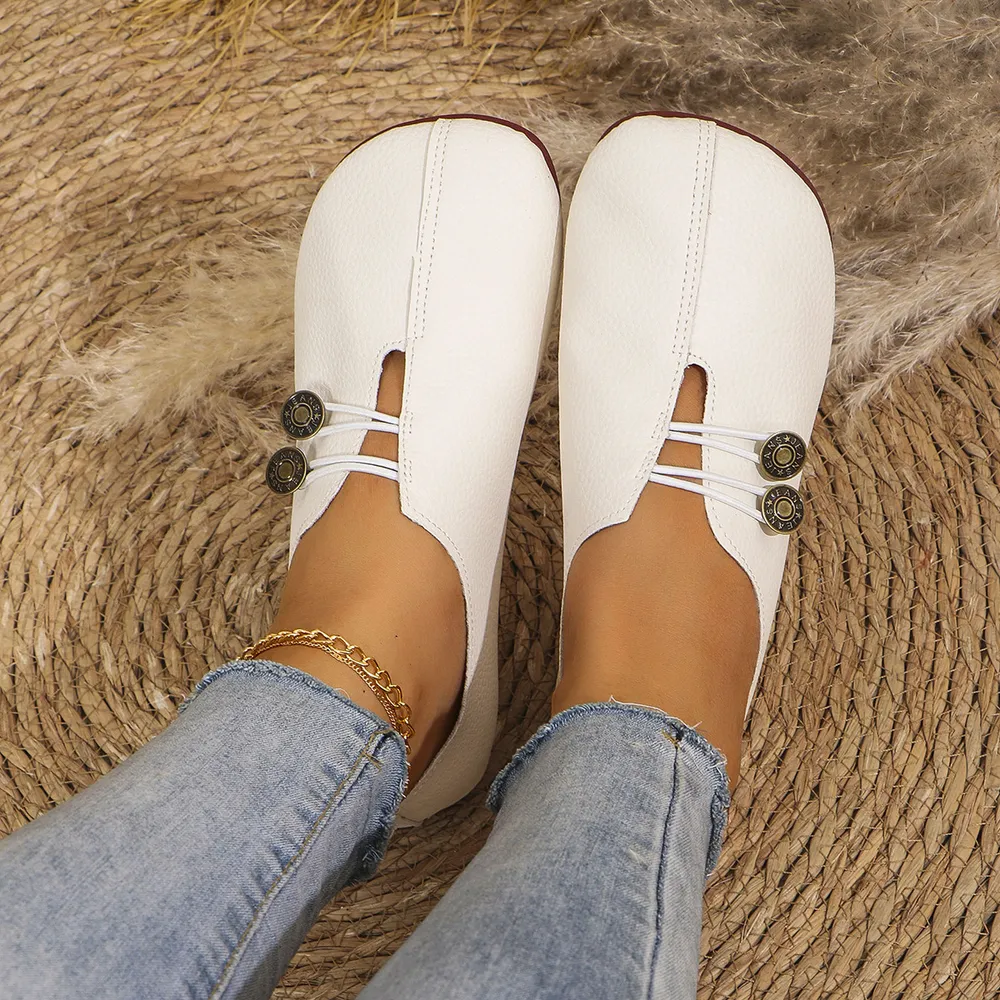 Round Toe Flat Slip-Ons, image 3