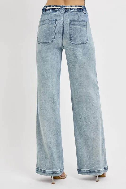 Full Size Straight Leg Jeans with Pockets Plus Size, image 5