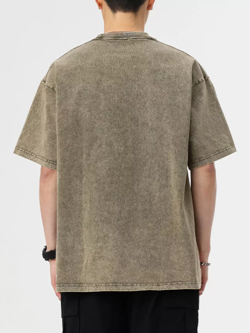 Men's Vintage Washed Oversized T-Shirt, image 4