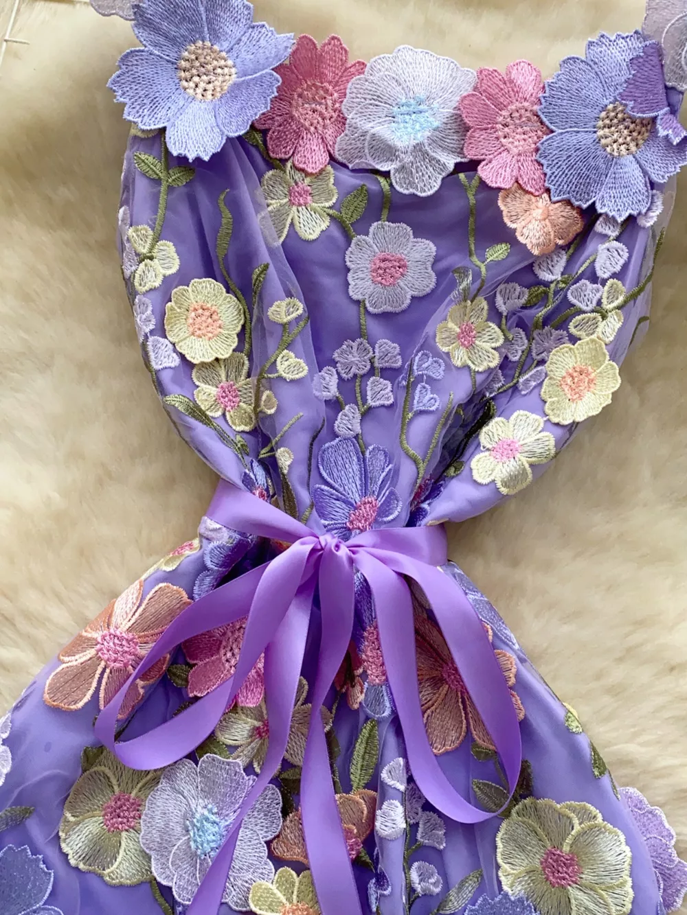 Floral Tie Waist Mini Dress, image 19