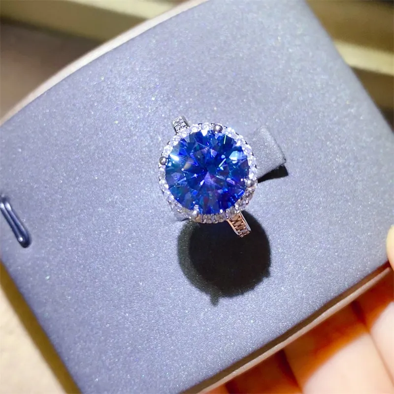 5 Carat Moissanite 925 Sterling Silver Ring, image 4