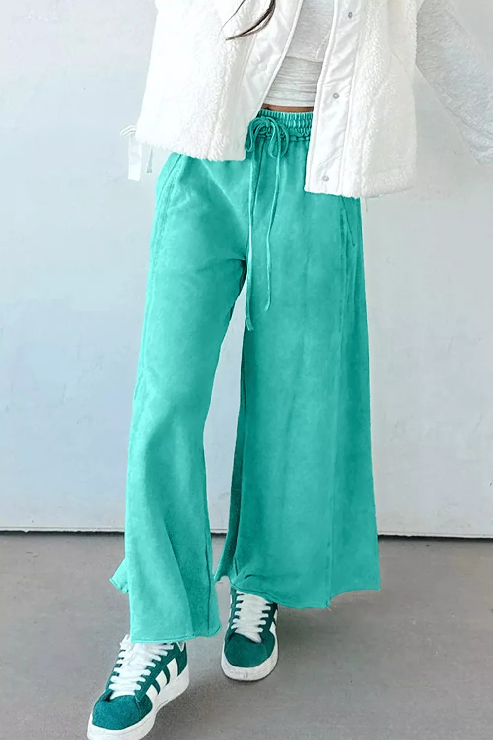 High-Waisted Wide-Leg Pants, image 2