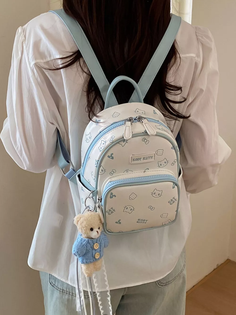 Cartoon Pattern Backpack Bag, image 3