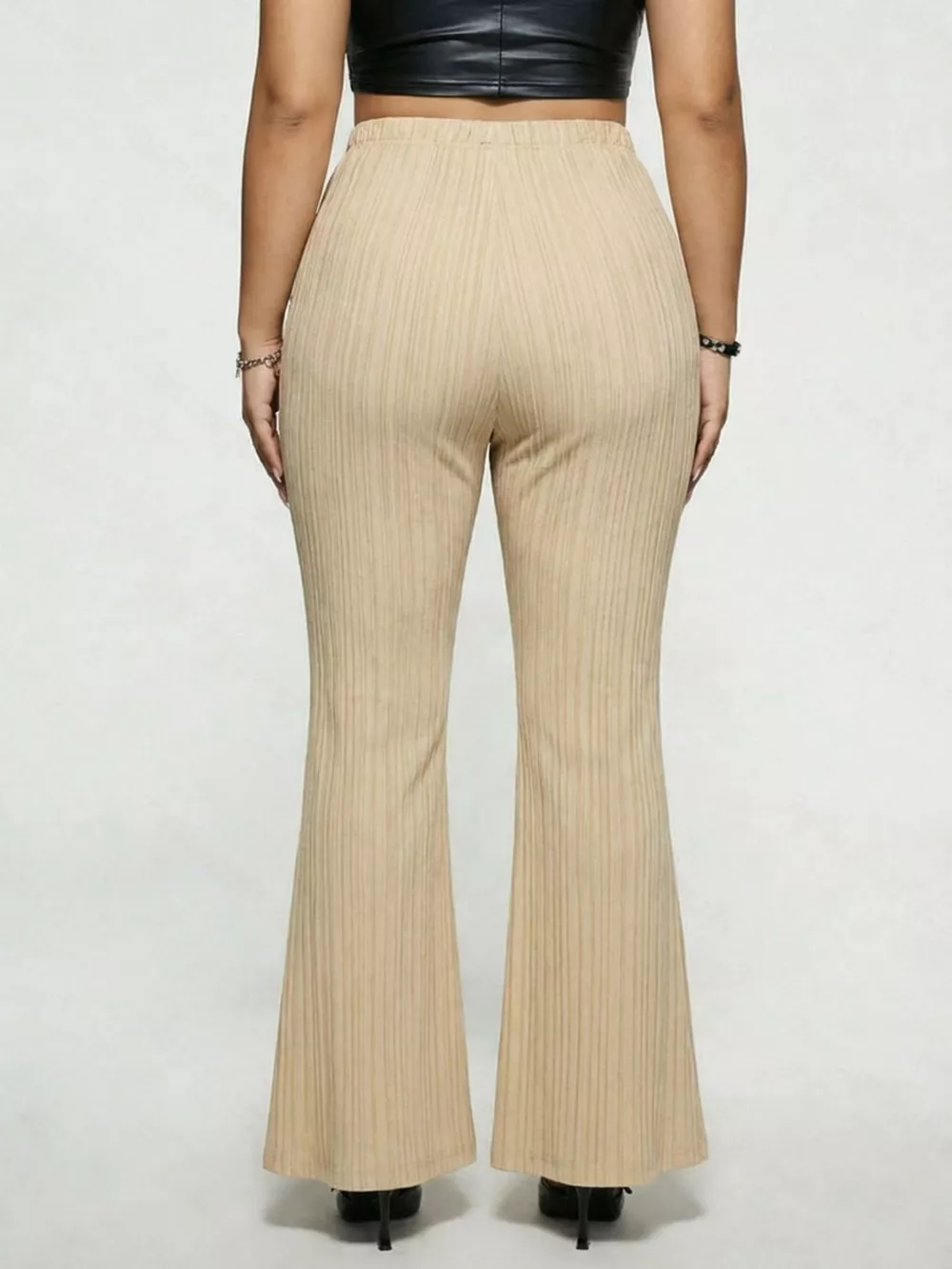 Plus Size High Waist Flare Pants, image 12