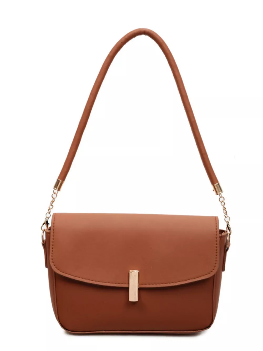 Leather Flap Shoulder Bag, image 3