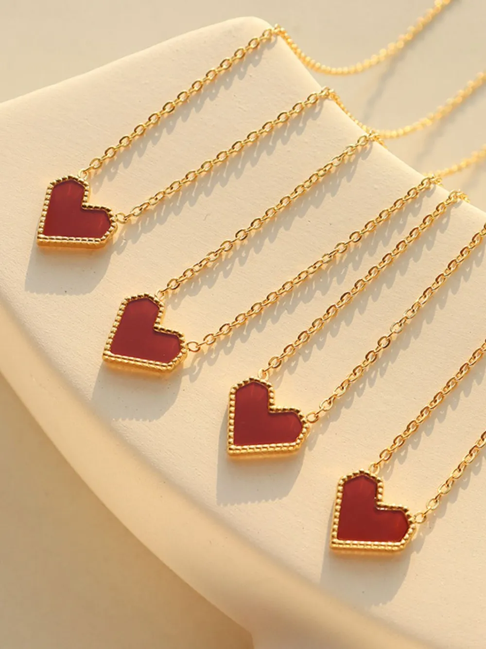 Titanium Steel Heart Necklace, image 4