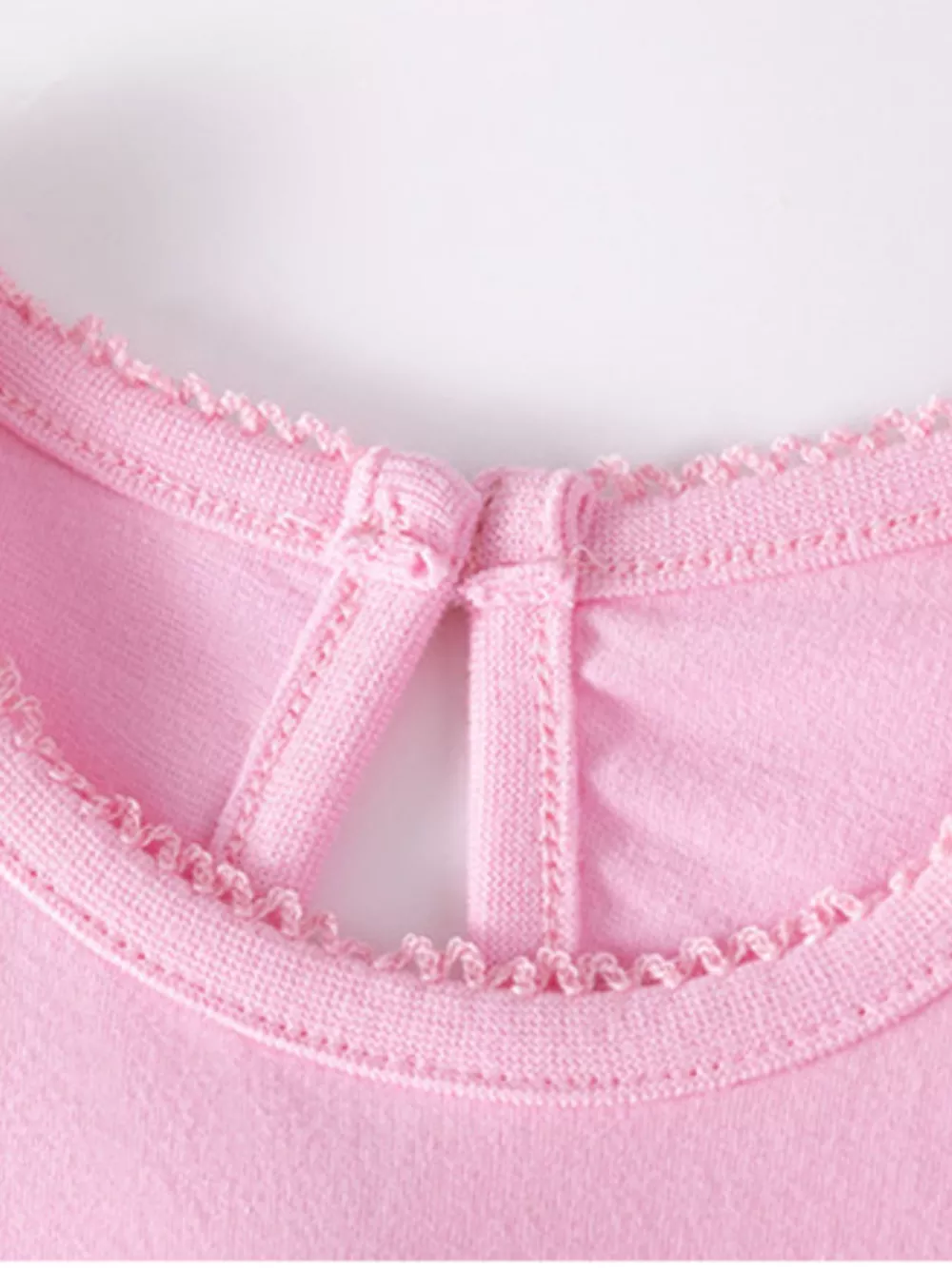 Children's Bunny Applique Ruffle Sleeve Dress, image 2