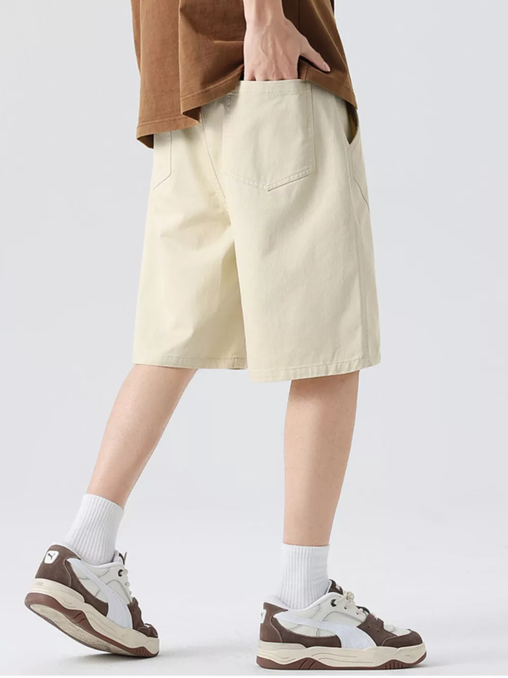 Men's Full Size Casual Loose-Fit Drawstring Shorts Plus Size, image 3