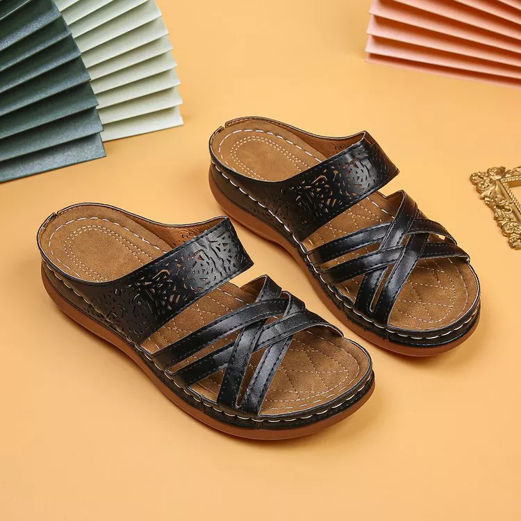 Open Toe Wedge Sandals, image 3