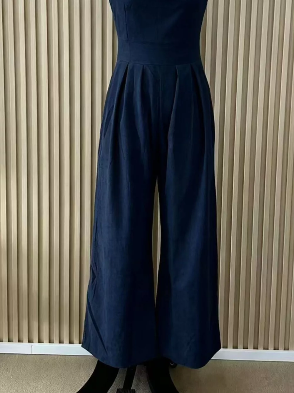 Full Size Halter Neck Wide-Leg Jumpsuit Plus Size, image 25