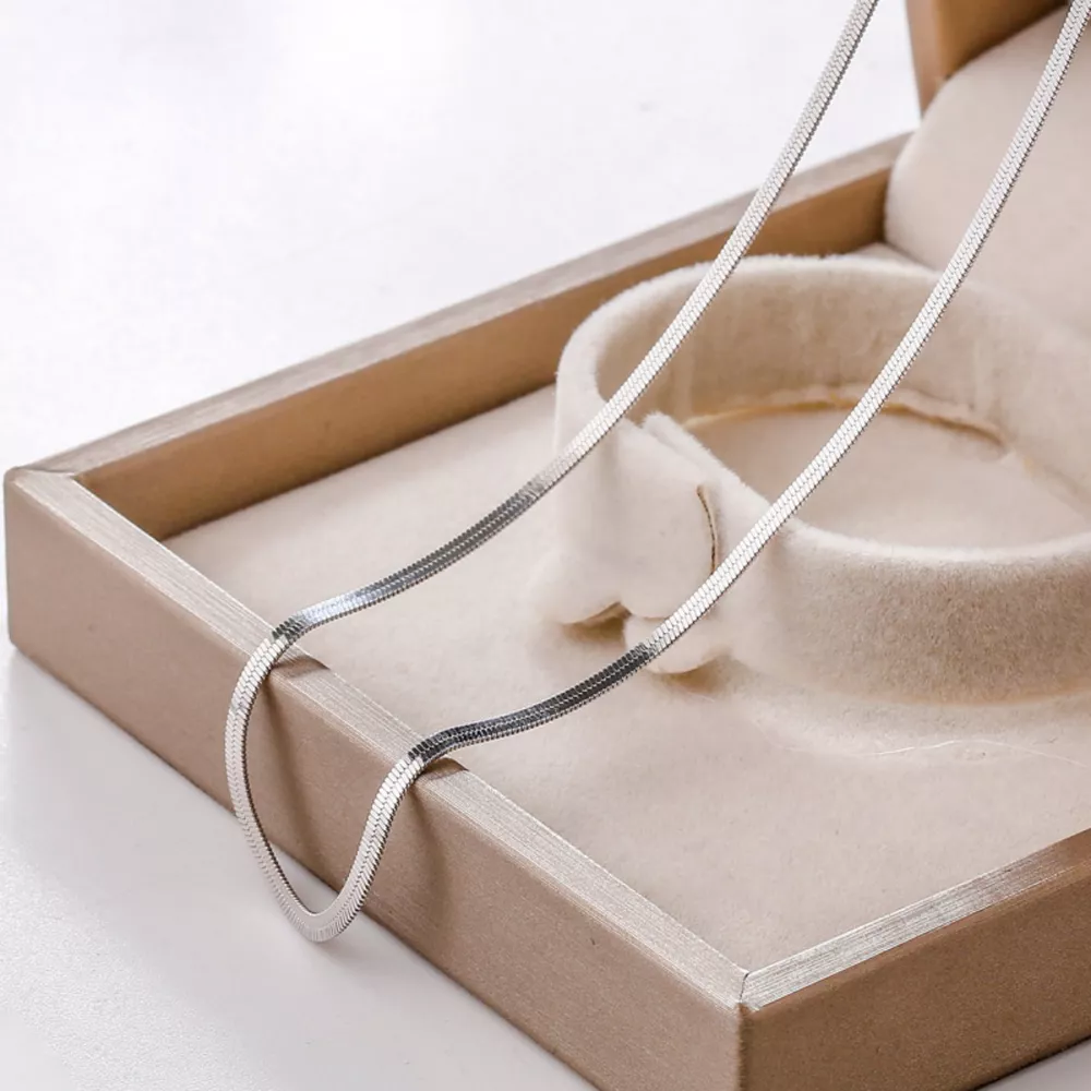 925 Sterling Silver Chain Necklace, image 2