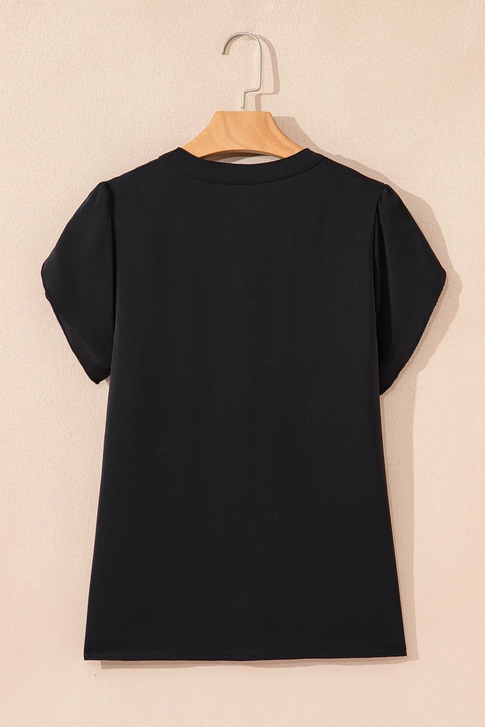 Short Sleeve Notched Blouse, image 15