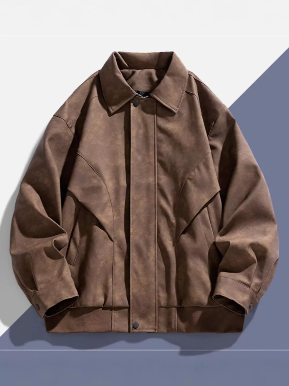 Men's Plus Size Long Sleeve Casual Jacket