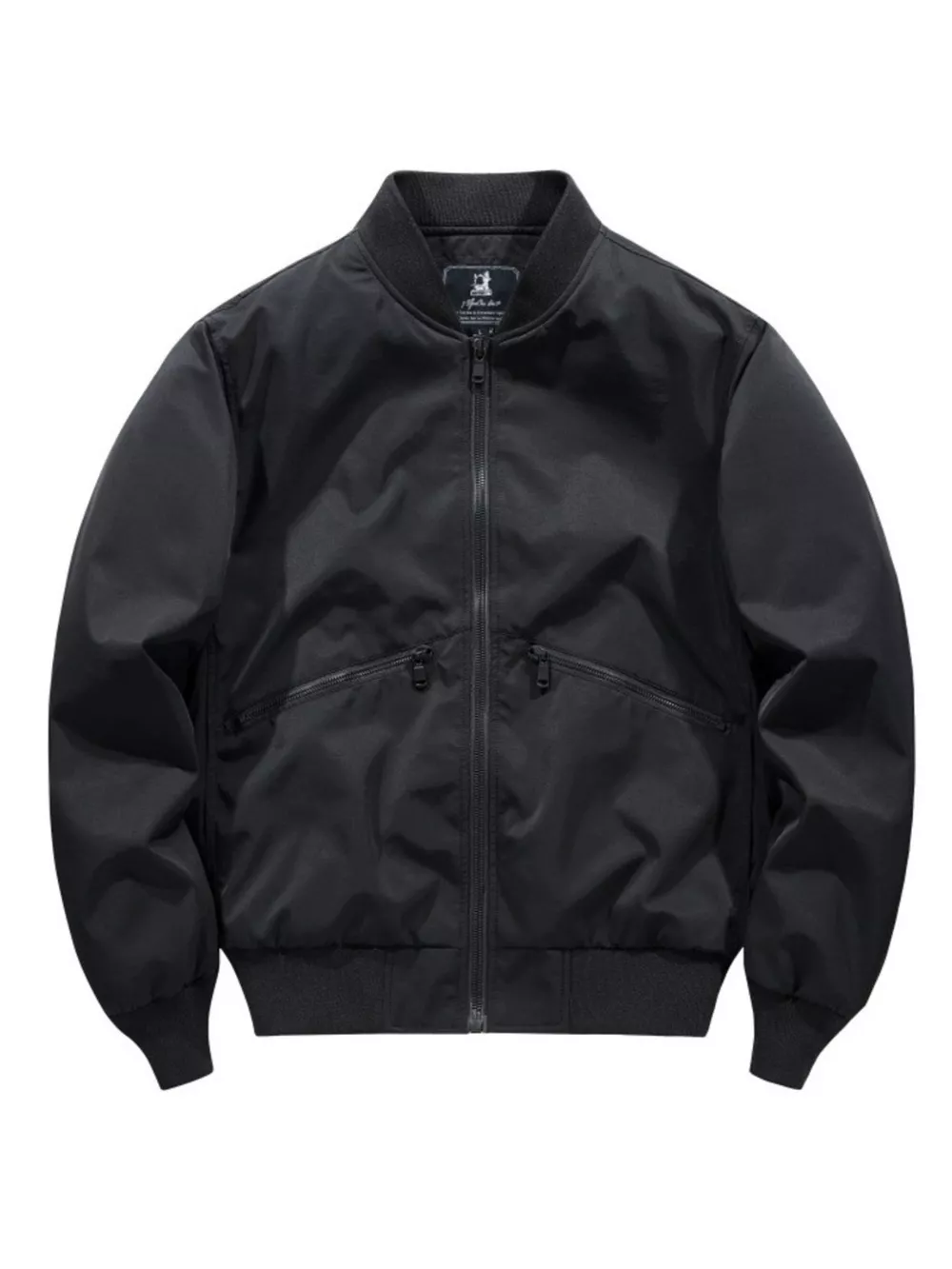 Men's Plus Size Zip Up Long Sleeve Jacket, image 6