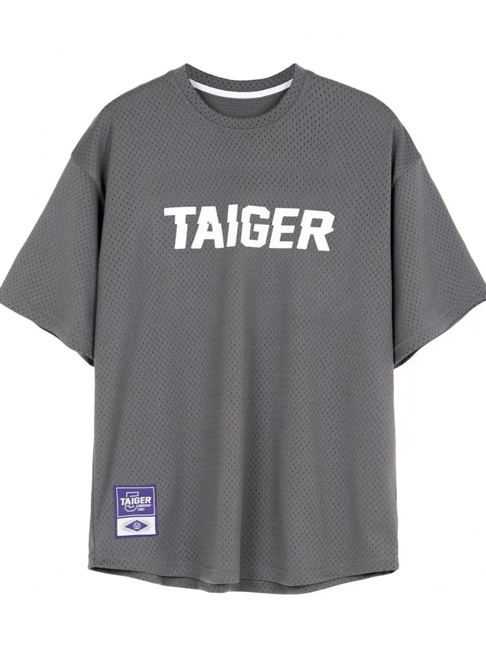 Men's Plus Size Letter Graphic Round Neck Half Sleeve T-Shirt, image 8