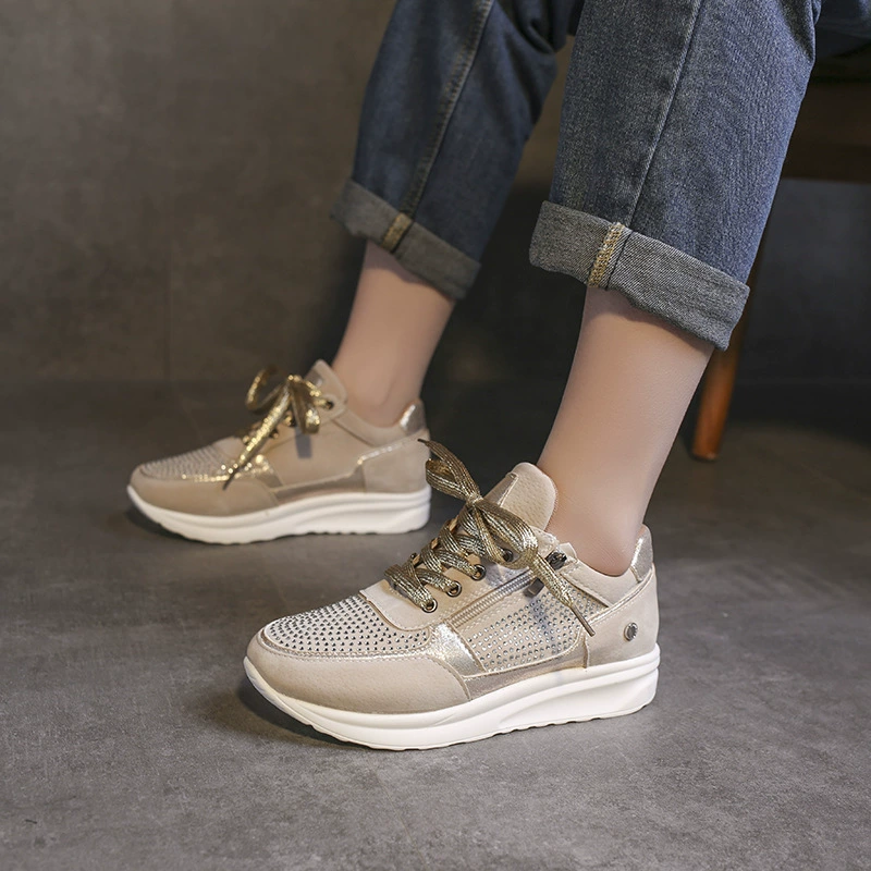 Lace Up Round Toe Sneakers, image 10