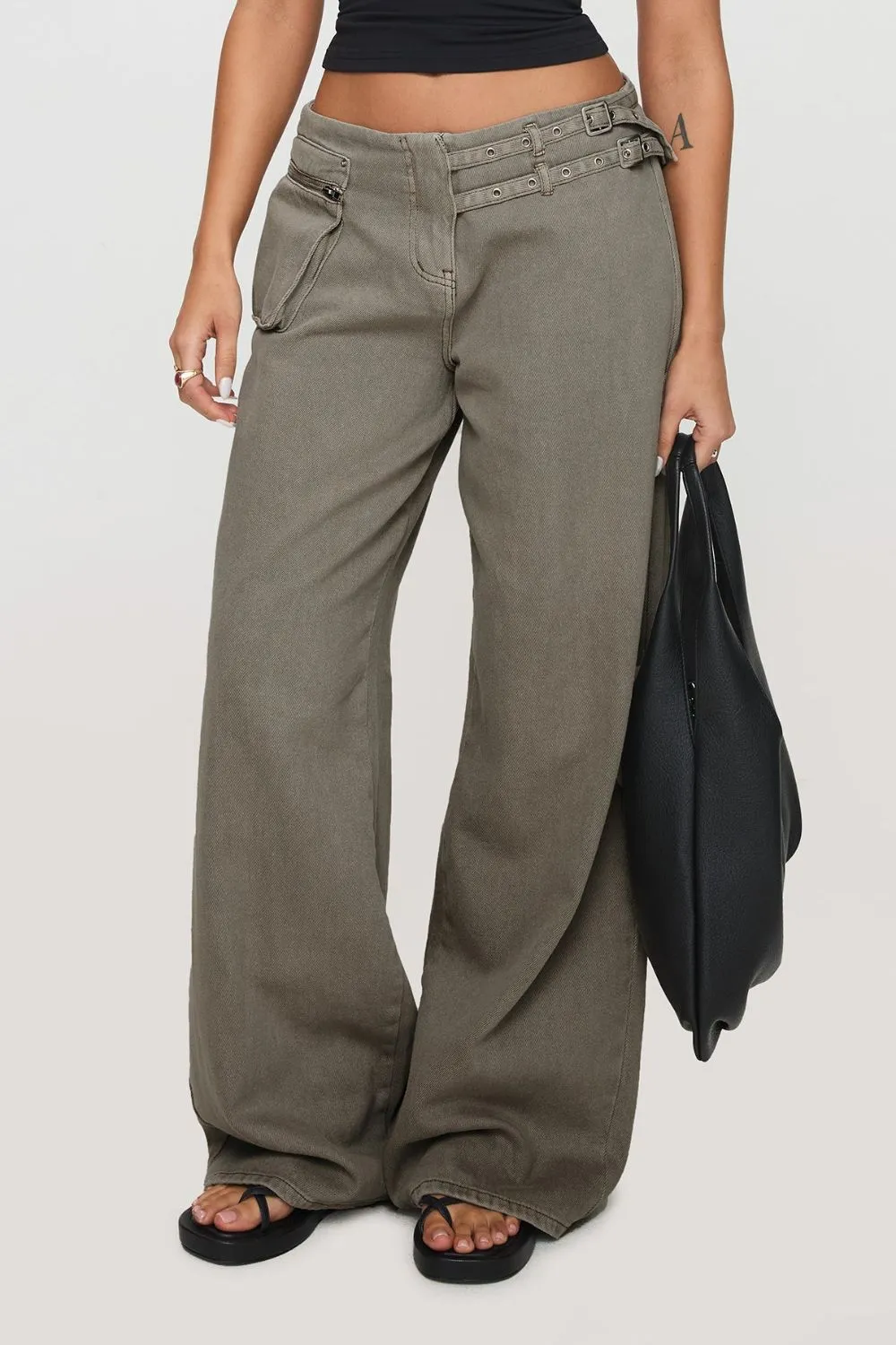 Wide Leg Jeans with Pockets, image 12