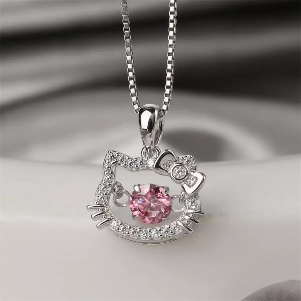 2 Carat Moissanite 925 Sterling Pendant Silver