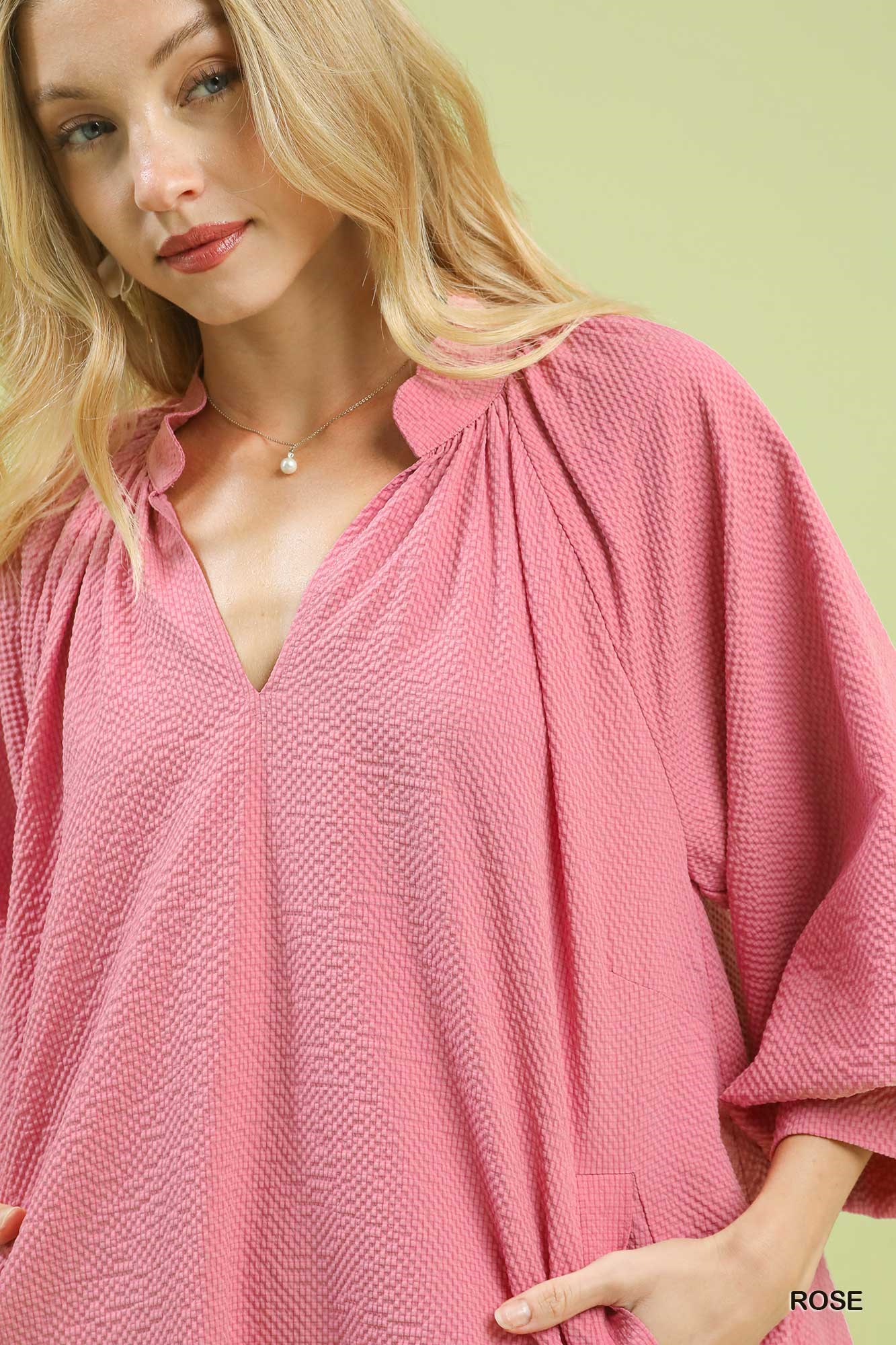 Textured Pocket Mini Dress, image 4