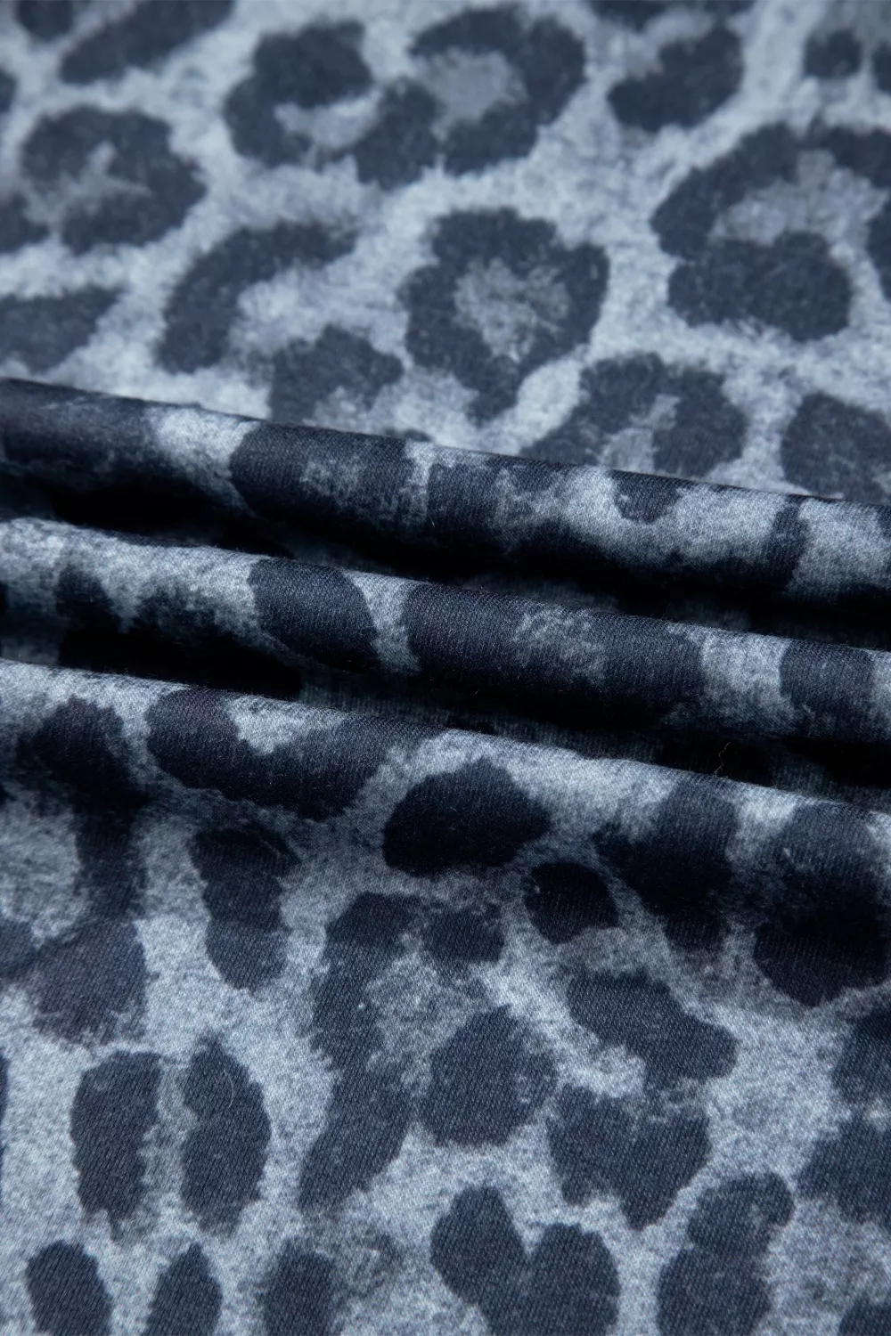 Leopard Print Frilled Detail Drawstring Wide Leg Pants, image 9